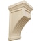 Ekena Millwork 7"W x 7 1/2"D x 13"H Fluted Corbel, Rubberwood COR07X07X13FLRW - alternate 1